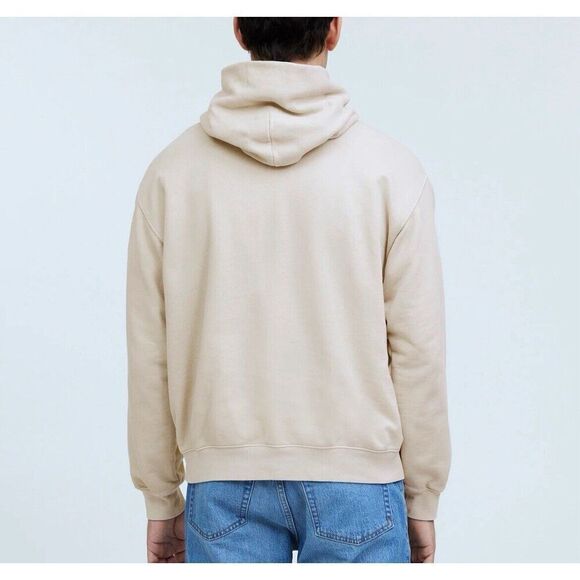 MADEWELL Hoodie Men XS McCarren Midweight Sweatshirt Bleached Canvas NK076 - Picture 2 of 16